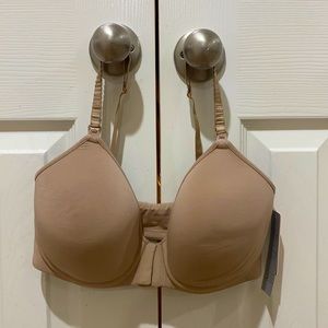 Nursing bra with front closure